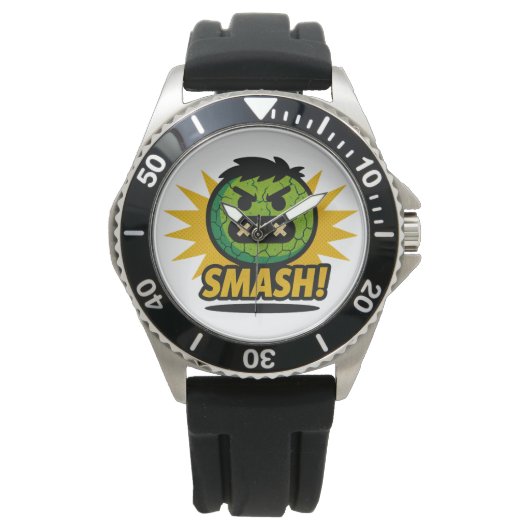 Emoji Madness Armbanduhr (Vorderseite)