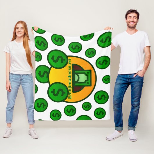 Emoji Madness Fleecedecke (Beispiel)
