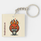 Emoji Madness Schlüsselanhänger (Rückseite)