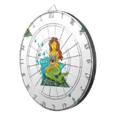 Emoji mermaid dartscheibe (Vorderseite rechts)