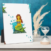 Emoji mermaid fotoplatte (Seite)