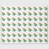 Emoji mermaid geschenkpapier (Flach)