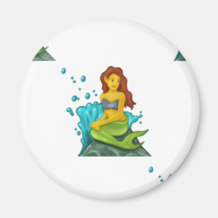 emoji mermaid magnet