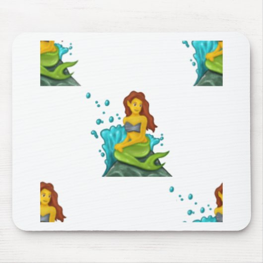 Emoji mermaid mousepad (Vorne)