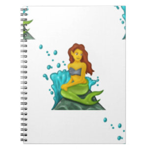 Emoji mermaid notizblock