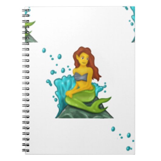 Emoji mermaid notizblock (Vorderseite)