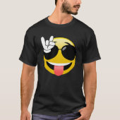 Emoji mit Felsen auf HandT - Shirt (Vorderseite)