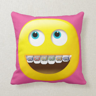 Emoji mit Klammer-Kissen Kissen
