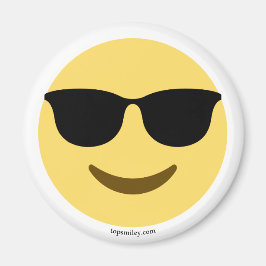 Emoji mit Sonnenbrille cool Magnet