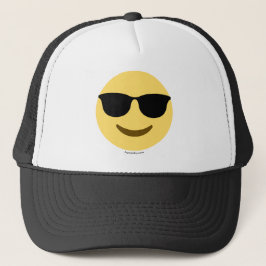 Emoji mit Sonnenbrille cool Truckerkappe