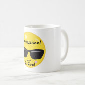 Emoji mit Sonnenbrille Kaffeetasse (VorderseiteRechts)