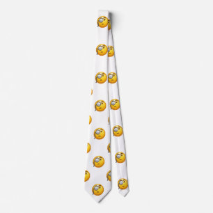 Emoji Monocle menswee Herren Krawatte