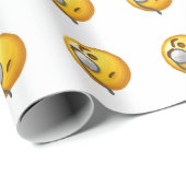 Emoji-Monokel Geschenkpapier (Rolleneckpunkt)