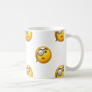 Emoji-Monokel Kaffeetasse