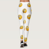 Emoji-Monokel-Leggings Leggings (Rückseite)
