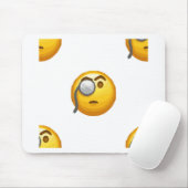 Emoji-Monokel Mousepad (Mit Mouse)