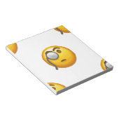 Emoji-Monokel Notizblock (angewinkelt)