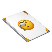 Emoji-Monokel Notizblock (Rechte Seite)