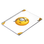 Emoji-Monokel Notizblock (Linke Seite)