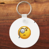 Emoji-Monokel Schlüsselanhänger (Vorderseite)