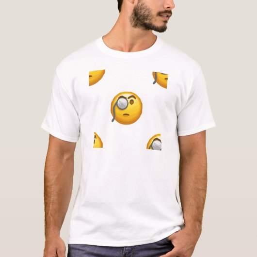 Emoji-Monokel T-Shirt (Vorderseite)