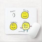 Emoji Mousepad (Mit Mouse)