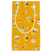 Emoji Muster 2 Kleine Geschenktüte (Vorderseite)