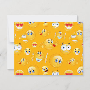 Emoji-Muster 2 Mitteilungskarte