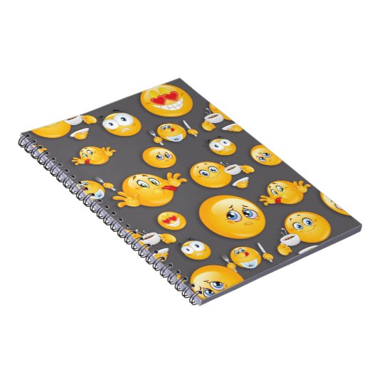 Emoji Muster 2 Notizblock (Rechte Seite)