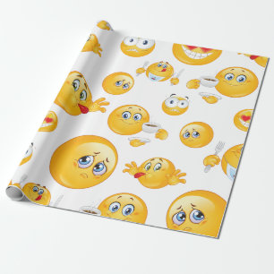 Emoji-Muster Geschenkpapier