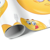 Emoji-Muster Geschenkpapier (Rolleneckpunkt)