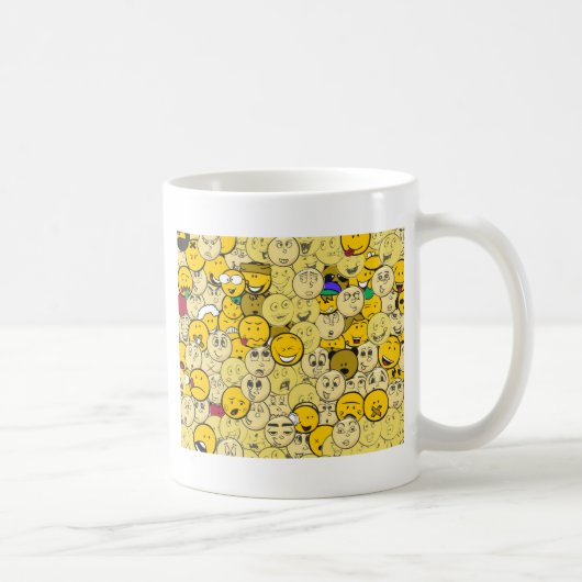 Emoji Muster Kaffeetasse (Rechts)