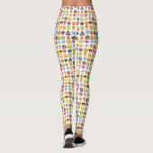 Emoji Muster Leggings (Rückseite)