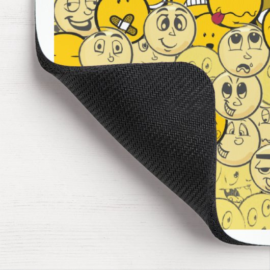 Emoji Muster Mousepad (Ecke)