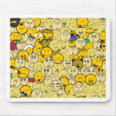 Emoji Muster Mousepad (Vorne)