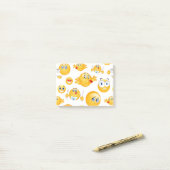 Emoji-Muster Post-it Klebezettel (Auf Schreibtisch)
