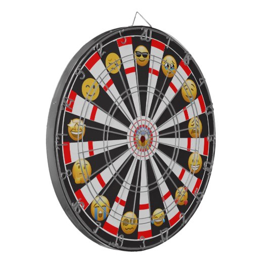 Emoji of the day dartscheibe (Vorderseite Links)