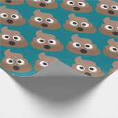 Emoji oh kacken geschenkpapier (Ecke)