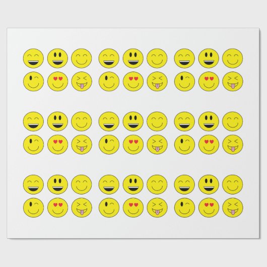 Emoji Packpapier (Flach)