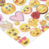 Emoji-Packung Tischdecke (Schrägansicht)