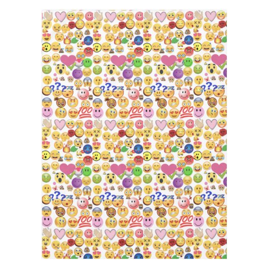 Emoji-Packung Tischdecke (Vorderseite)
