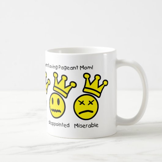 Emoji Pageant Mama Expression Tasse (Rechts)