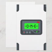 Emoji Pager Briefpapier (Vorne/Hinten)