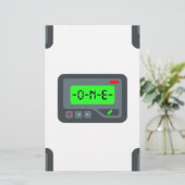 Emoji Pager Briefpapier (Stehend Vorderseite)