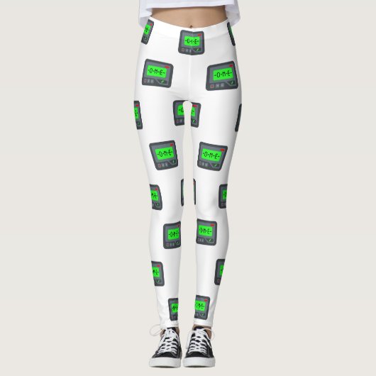 Emoji Pager Leggings (Vorderseite)