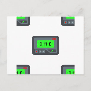 Emoji Pager Postkarte