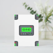 Emoji Pager Postkarte (Stehend Vorderseite)