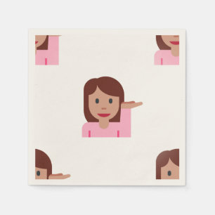 Emoji-Papierservietten Serviette