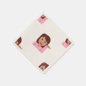 Emoji-Papierservietten Serviette (Ecke)