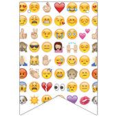 Emoji-Party-Banner Wimpelkette (Erste Fahne)
